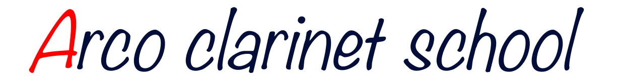 Arcoクラリネット教室 | 東京都練馬区/埼玉県新座市でクラリネットの個人レッスンを提供しています